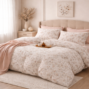 Krownliving Casia 300 TC Premium Bedsheet Brown
