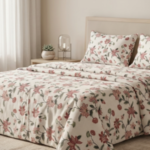 KrownLiving Allay White Flora Elegance Collection