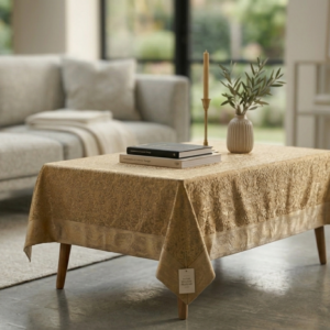 KrownLiving Brown Elegance Table Cover (40×60 inch)