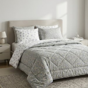 KrownLiving Cozy Duo Reversible Comforter 63×87 Inch – Value Pack of 2